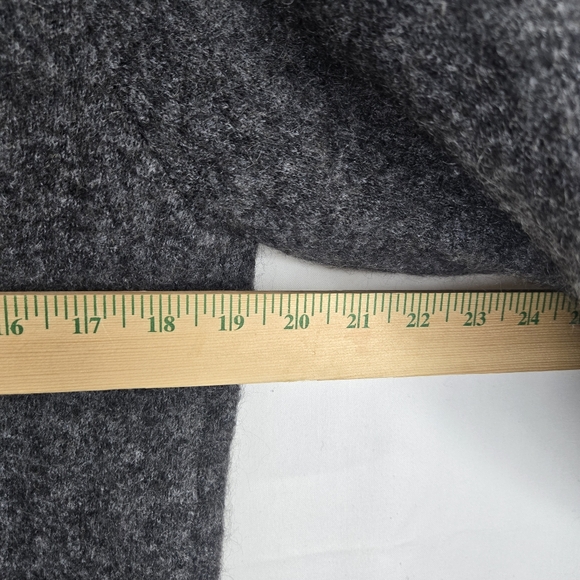 Eileen Fisher Womens Sz. PS Gray Wool Blend Sweater Front Button Up - Picture 8 of 10